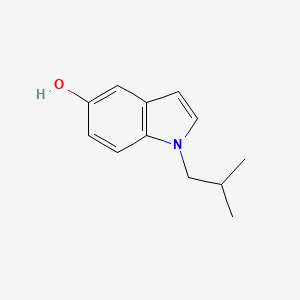 molecular formula C12H15NO B8154013 1-Isobutyl-1H-indol-5-ol 