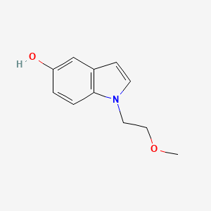 molecular formula C11H13NO2 B8154018 1-(2-Methoxyethyl)-1H-indol-5-ol 