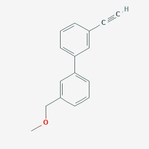 molecular formula C16H14O B8154199 3-Ethynyl-3'-(methoxymethyl)-1,1'-biphenyl 