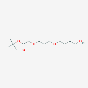 molecular formula C13H26O5 B8154279 Tert-butyl 2-[3-(4-hydroxybutoxy)propoxy]acetate 