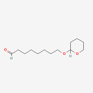molecular formula C13H24O3 B8154296 8-(Tetrahydro-2h-pyran-2-yloxy)octanal CAS No. 57221-80-4