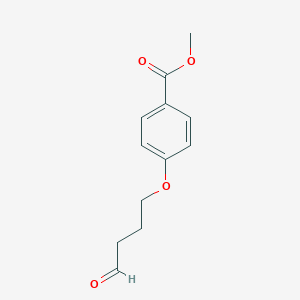 molecular formula C12H14O4 B8154308 Methyl 4-(4-oxobutoxy)benzoate 