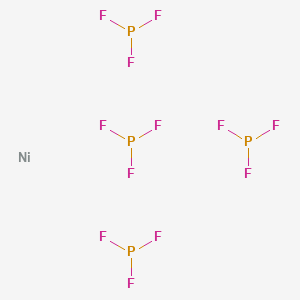 molecular formula F12NiP4 B081544 Tetrakis(trifluorophosphine)nickel CAS No. 13859-65-9