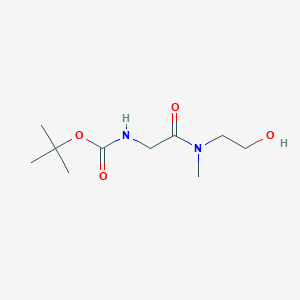 tert-Butyl (2-((2-hydroxyethyl)(methyl)amino)-2-oxoethyl)carbamate