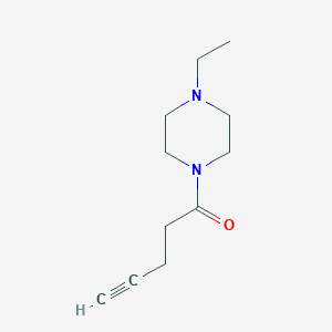molecular formula C11H18N2O B8154613 1-(4-Ethylpiperazin-1-yl)pent-4-yn-1-one 