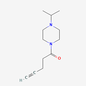molecular formula C12H20N2O B8154619 1-(4-Isopropylpiperazin-1-yl)pent-4-yn-1-one 