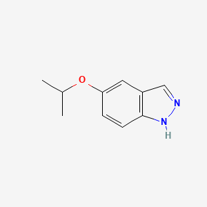 molecular formula C10H12N2O B8154632 5-Isopropoxy-1H-indazole 