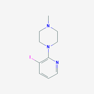 molecular formula C10H14IN3 B8154751 1-(3-Iodopyridin-2-yl)-4-methylpiperazine 