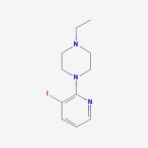 molecular formula C11H16IN3 B8154752 1-Ethyl-4-(3-iodopyridin-2-yl)piperazine 