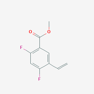 molecular formula C10H8F2O2 B8154784 Methyl 2,4-difluoro-5-vinylbenzoate 