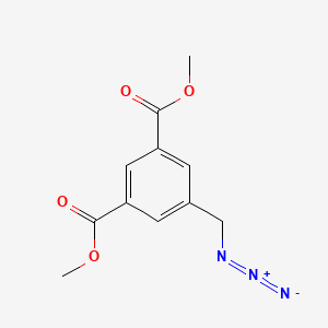 molecular formula C11H11N3O4 B8154846 Dimethyl 5-(azidomethyl)isophthalate 