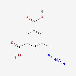 molecular formula C9H7N3O4 B8154848 5-(Azidomethyl)isophthalic acid 