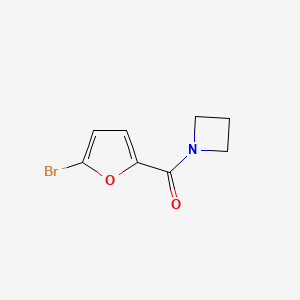 molecular formula C8H8BrNO2 B8154850 1-(5-Bromofuran-2-carbonyl)azetidine 