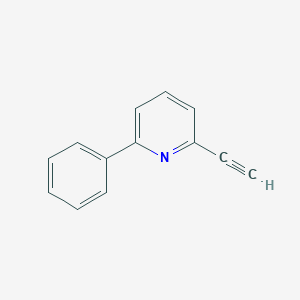 molecular formula C13H9N B8155155 2-Ethynyl-6-phenylpyridine 