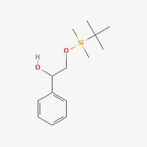 molecular formula C14H24O2Si B8155163 2-(Tert-butyldimethylsilyl)oxy-1-phenylethanol 
