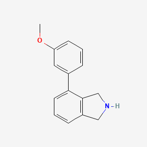 molecular formula C15H15NO B8155231 4-(3-Methoxyphenyl)isoindoline 