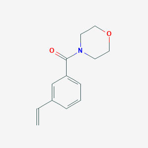 molecular formula C13H15NO2 B8155279 Morpholino(3-vinylphenyl)methanone 