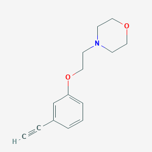 molecular formula C14H17NO2 B8155342 4-(2-(3-Ethynylphenoxy)ethyl)morpholine 