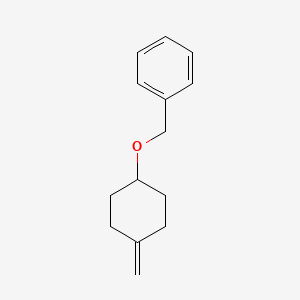 molecular formula C14H18O B8155396 (((4-Methylenecyclohexyl)oxy)methyl)benzene 
