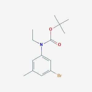 molecular formula C14H20BrNO2 B8155430 tert-Butyl (3-bromo-5-methylphenyl)(ethyl)carbamate 