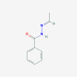 molecular formula C9H10N2O B081556 N-[(E)-ethylideneamino]benzamide CAS No. 14850-81-8