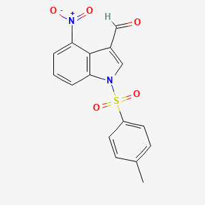 4-Nitro-1-tosyl-1H-indole-3-carbaldehyde