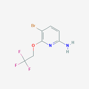 5-Bromo-6-(2,2,2-trifluoroethoxy)pyridin-2-amine