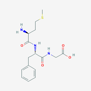 molecular formula C16H23N3O4S B081557 H-Met-Phe-Gly-OH CAS No. 14492-15-0