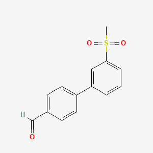 3'-(Methylsulfonyl)-[1,1'-biphenyl]-4-carbaldehyde