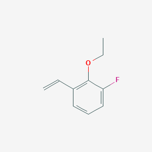 molecular formula C10H11FO B8155813 2-Ethoxy-1-fluoro-3-vinyl-benzene 