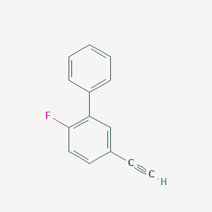 molecular formula C14H9F B8155824 5-Ethynyl-2-fluoro-biphenyl 