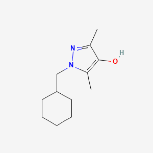molecular formula C12H20N2O B8155853 1-(Cyclohexylmethyl)-3,5-dimethyl-1H-pyrazol-4-ol 
