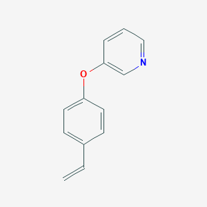 molecular formula C13H11NO B8155946 3-(4-Vinylphenoxy)pyridine 