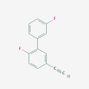 molecular formula C14H8F2 B8155978 5-Ethynyl-2,3'-difluoro-1,1'-biphenyl 
