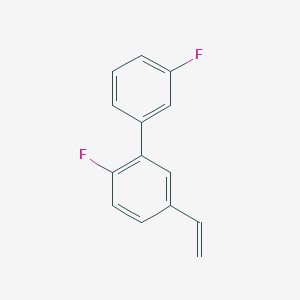 molecular formula C14H10F2 B8155985 2,3'-Difluoro-5-vinyl-1,1'-biphenyl 