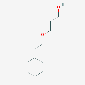 molecular formula C11H22O2 B8156012 3-(2-Cyclohexylethoxy)propan-1-ol 