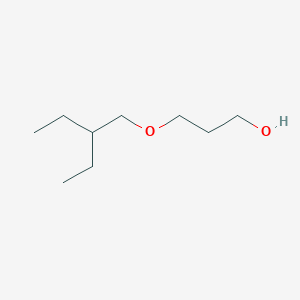 molecular formula C9H20O2 B8156016 3-(2-Ethylbutoxy)propan-1-ol 