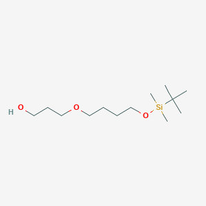 molecular formula C13H30O3Si B8156017 3-(4-((tert-Butyldimethylsilyl)oxy)butoxy)propan-1-ol 