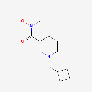 molecular formula C13H24N2O2 B8156066 1-Cyclobutylmethyl-piperidine-3-carboxylic acid methoxy-methyl-amide 