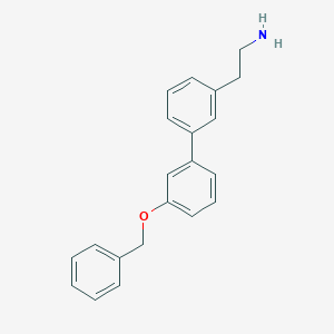 molecular formula C21H21NO B8156304 2-(3'-(Benzyloxy)-[1,1'-biphenyl]-3-yl)ethanamine 