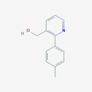 molecular formula C13H13NO B8156382 (2-(p-Tolyl)pyridin-3-yl)methanol 