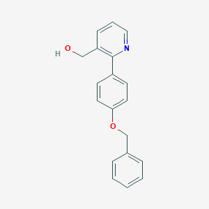 molecular formula C19H17NO2 B8156395 (2-(4-(Benzyloxy)phenyl)pyridin-3-yl)methanol 