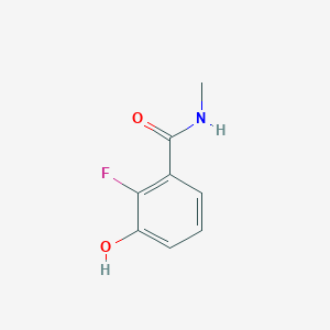 molecular formula C8H8FNO2 B8156450 2-Fluoro-3-hydroxy-N-methylbenzamide 