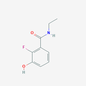 molecular formula C9H10FNO2 B8156454 N-Ethyl-2-fluoro-3-hydroxybenzamide 