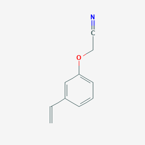 molecular formula C10H9NO B8156839 2-(3-Vinylphenoxy)acetonitrile 