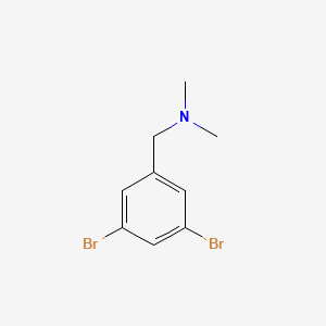 molecular formula C9H11Br2N B8156863 (3,5-Dibromo-benzyl)-dimethyl-amine 