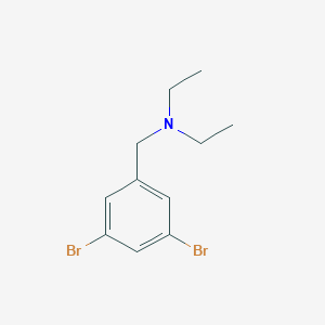 molecular formula C11H15Br2N B8156874 (3,5-Dibromo-benzyl)-diethyl-amine 