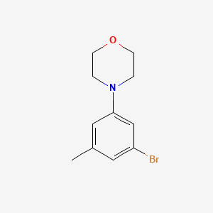molecular formula C11H14BrNO B8156959 4-(3-Bromo-5-methylphenyl)morpholine 