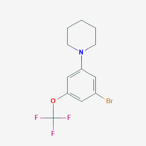 1-(3-Bromo-5-(trifluoromethoxy)phenyl)piperidine