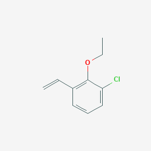 molecular formula C10H11ClO B8157388 1-Chloro-2-ethoxy-3-vinylbenzene 
